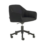 Nido Chair with Wheels: Negro Matt Lacquered