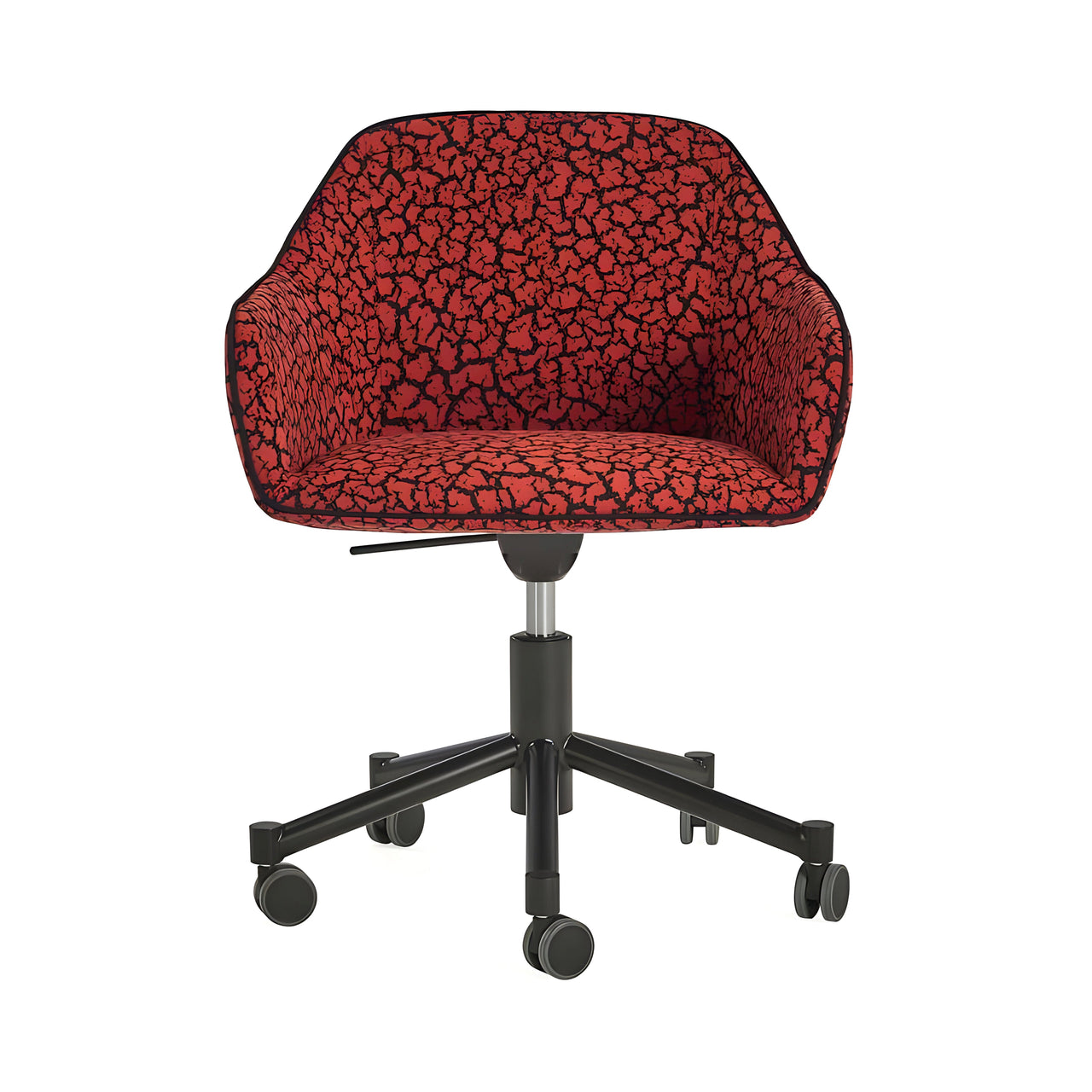 Nido Chair with Wheels: Negro Matt Lacquered