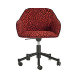 Nido Chair with Wheels: Negro Matt Lacquered