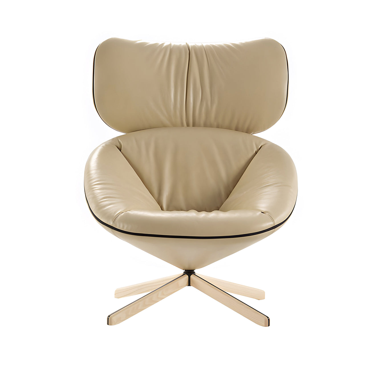 Tortuga Armchair with Headrest: Natural Ash