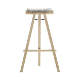 Perigallo Stool: Natural Ash + Stocked: Razzle dazzle 116