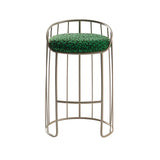 Tonella Bar + Counter Stool: Counter + Gris Seda Matt Lacquered