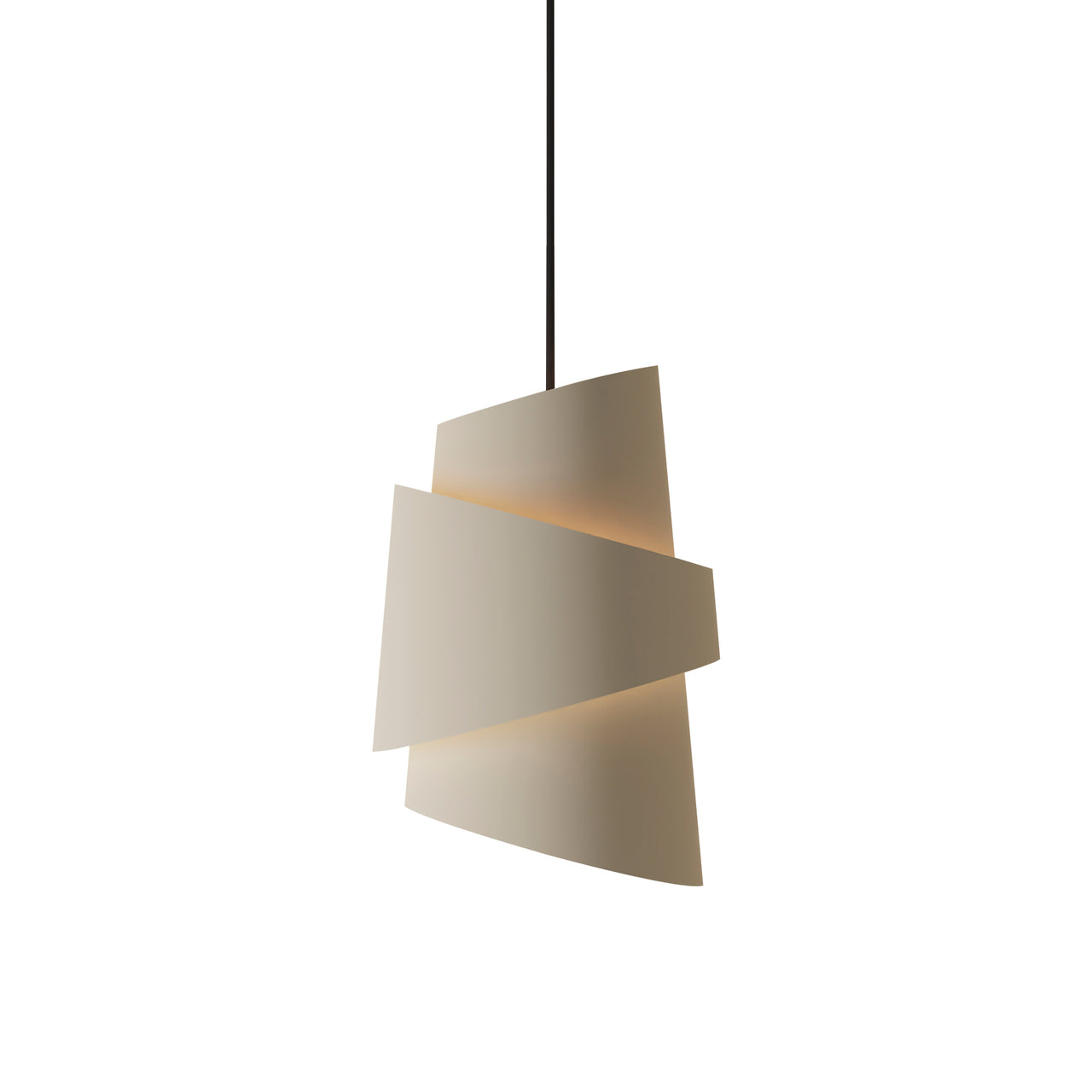 Croissant Pendant Light: Sand