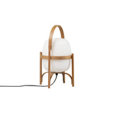 Cestita Table Lamp: White Opal Polyethylene