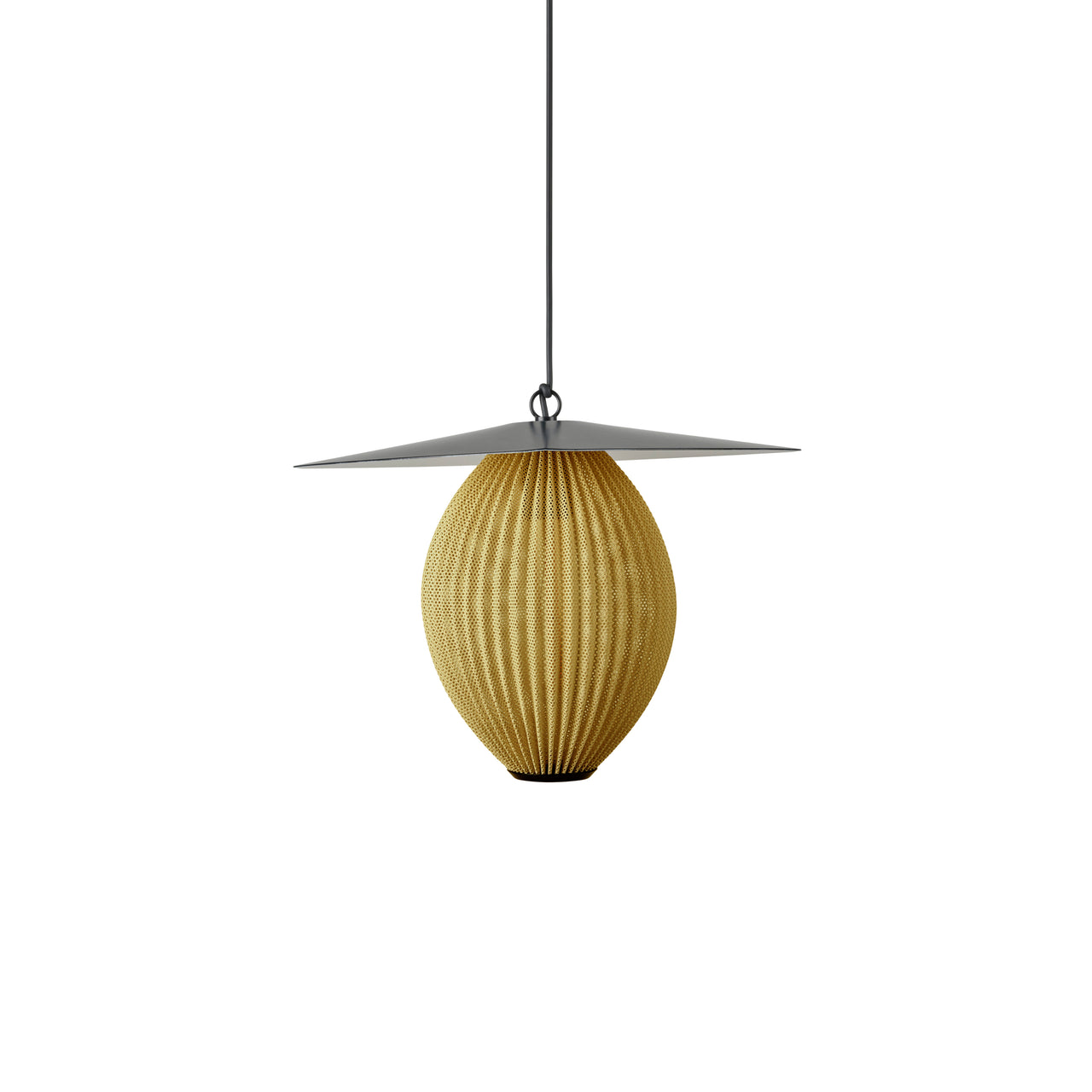 Satellite Outdoor Pendant: Mustard Gold Semi Matt