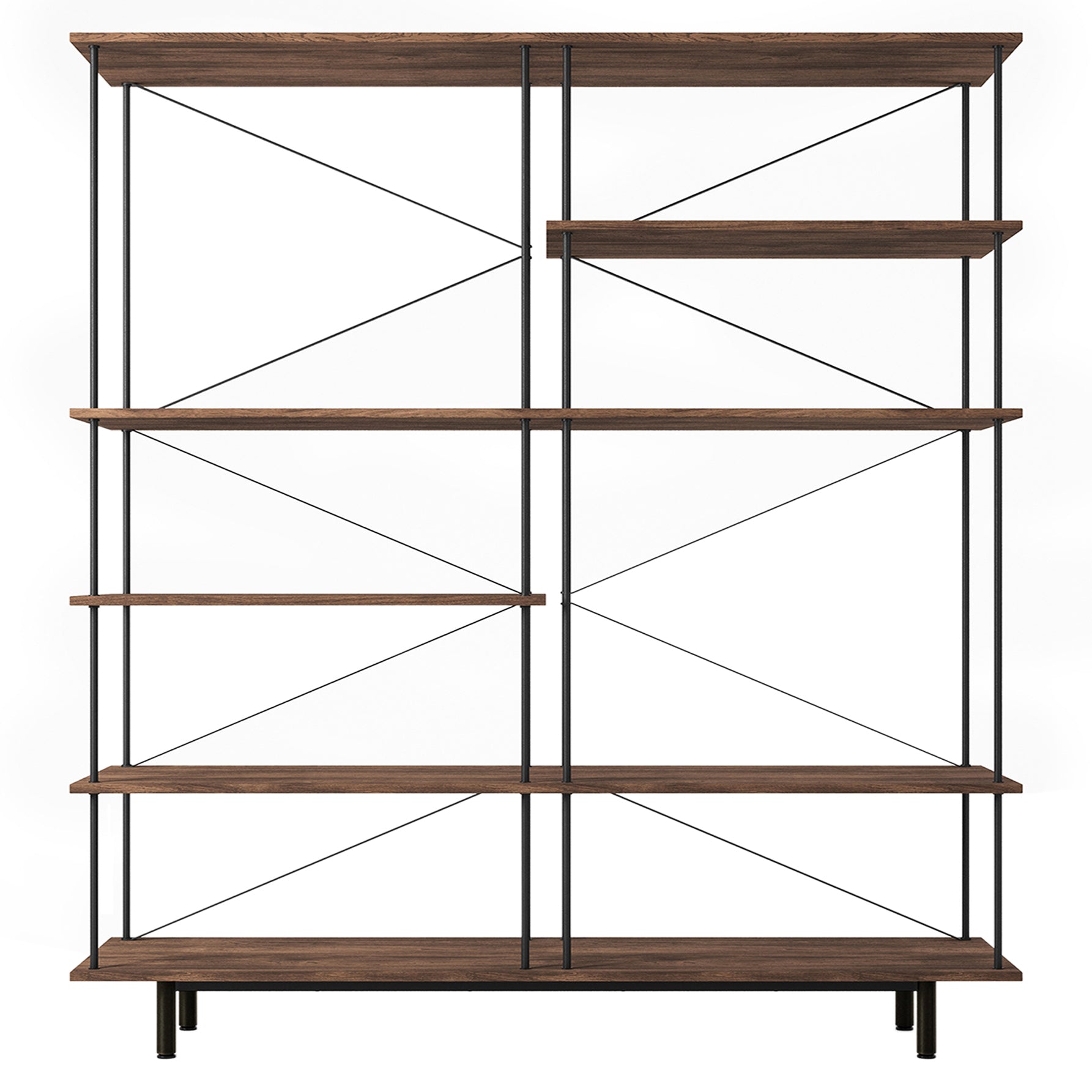 Seiton Shelf: Natural Walnut + 4-2 Right