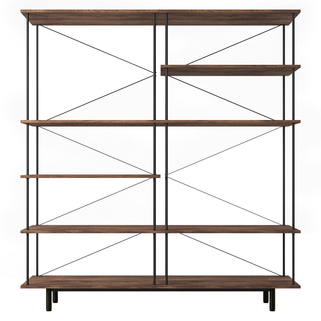 Seiton Shelf: Natural Walnut + 4-2 Right