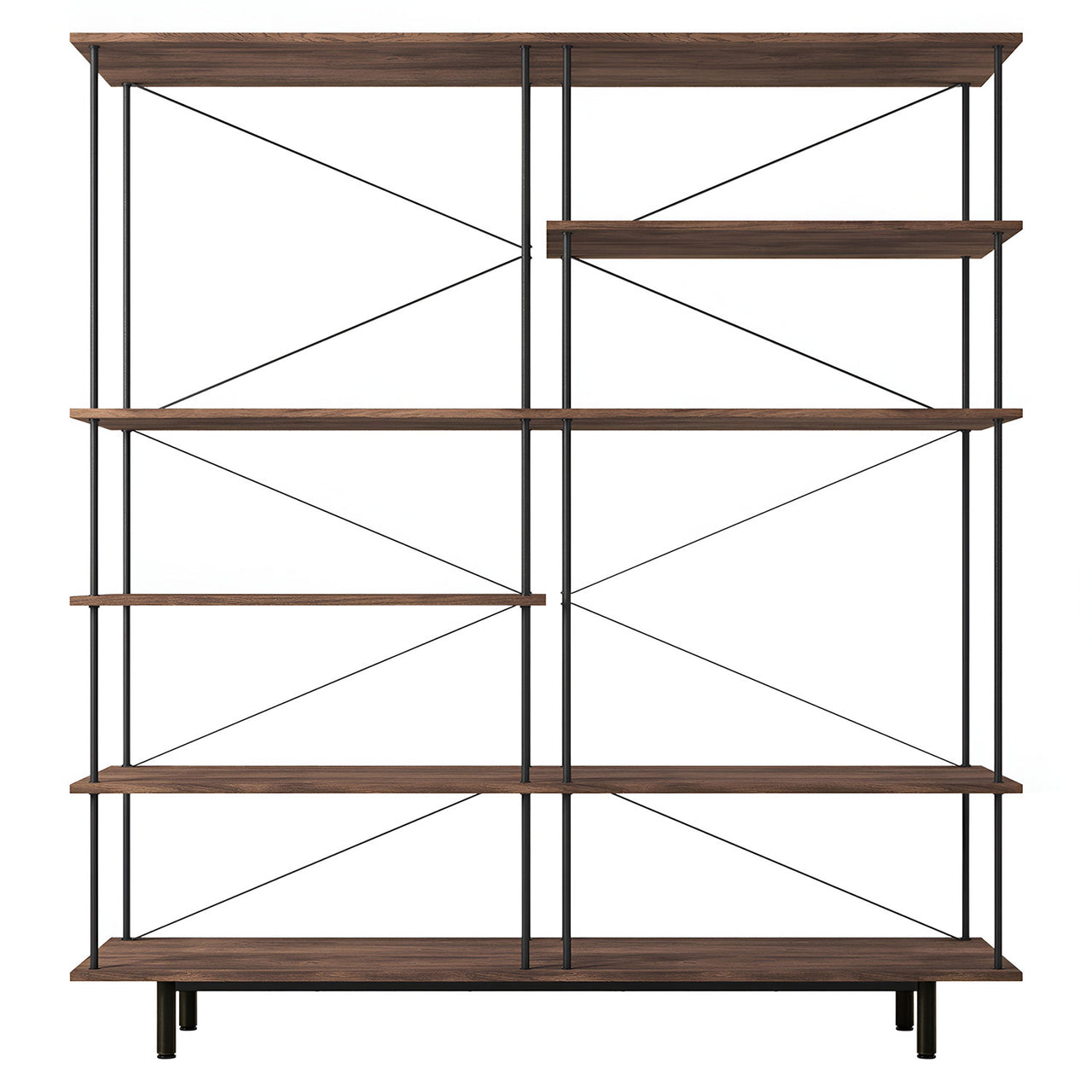 Seiton Shelf: Natural Walnut + 4-2 Right