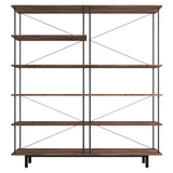 Seiton Shelf: Natural Walnut + 5-1 Left