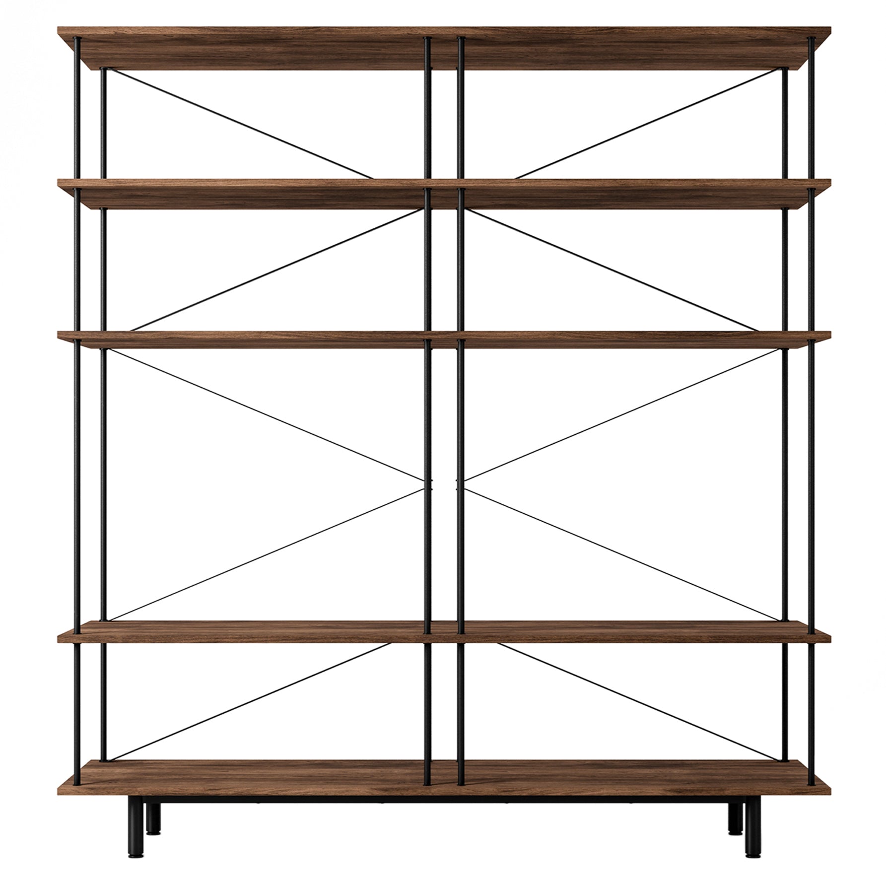 Seiton Shelf: Natural Walnut + 5