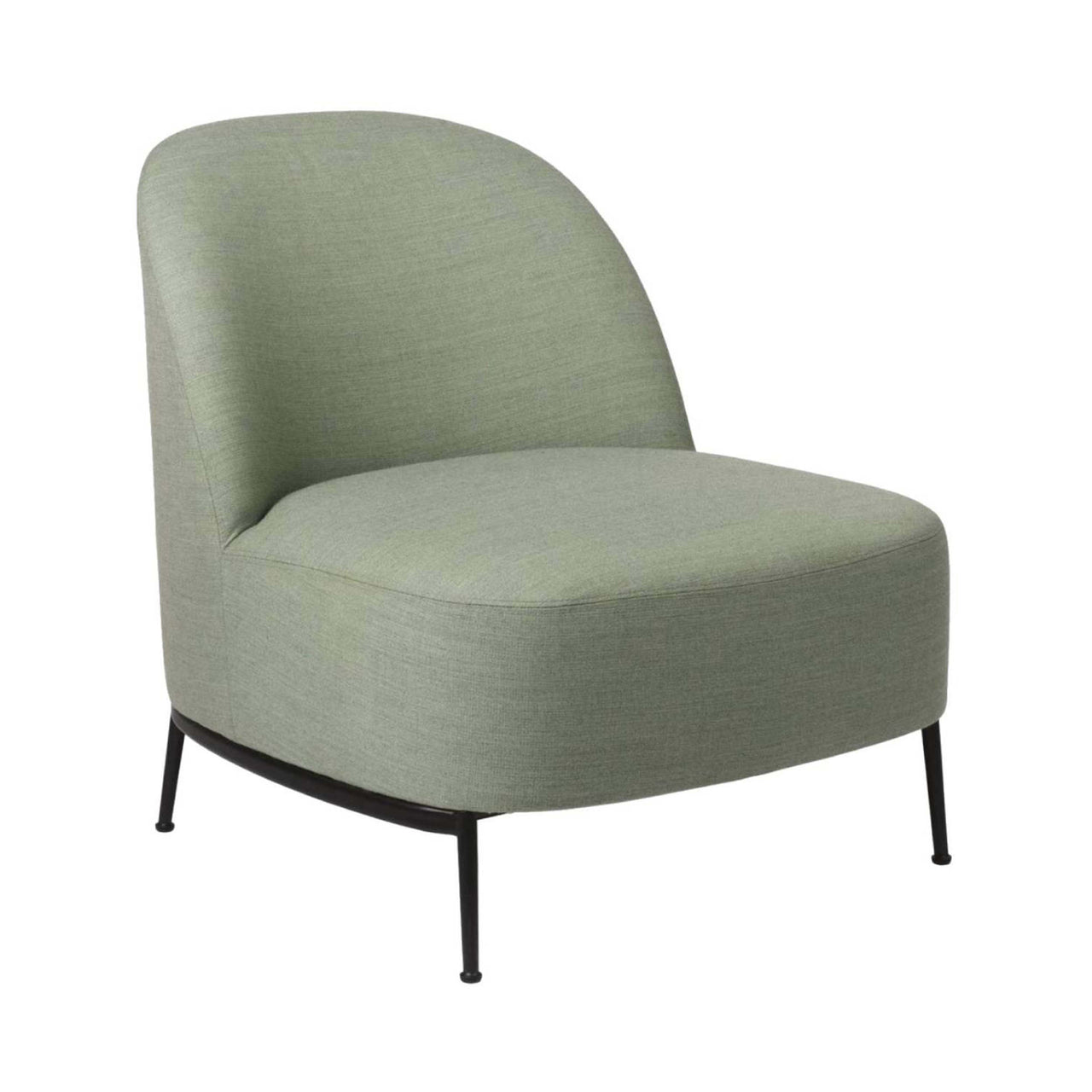 Sejour Lounge Chair: Black Semi Matt