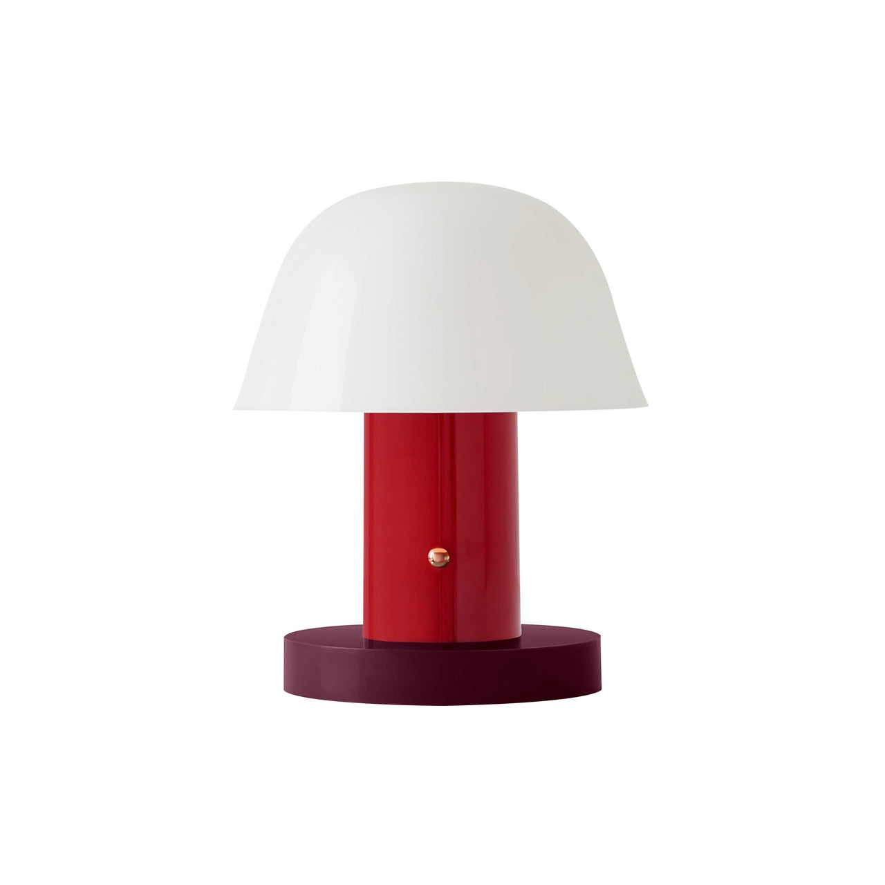 Setago Portable Table Lamp JH27: Maroon + Grape