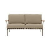 Settle Sofa: 2 Seater + Taupe + Ribbed Weave 5