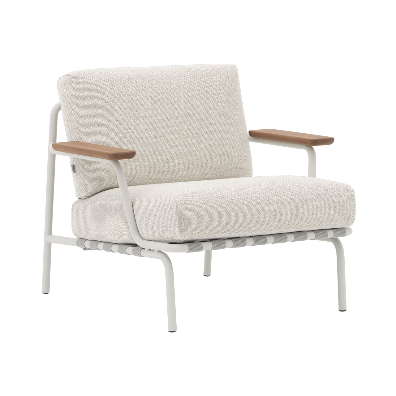 Settle Lounge Chair: Grey + Laze 1