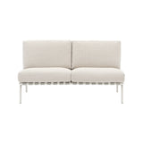 Settle Sofa: 2 Seater + Without Armrest + Grey + Laze