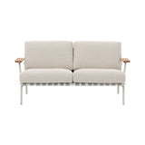 Settle Sofa: 2 Seater + With Armrest + Grey + Laze