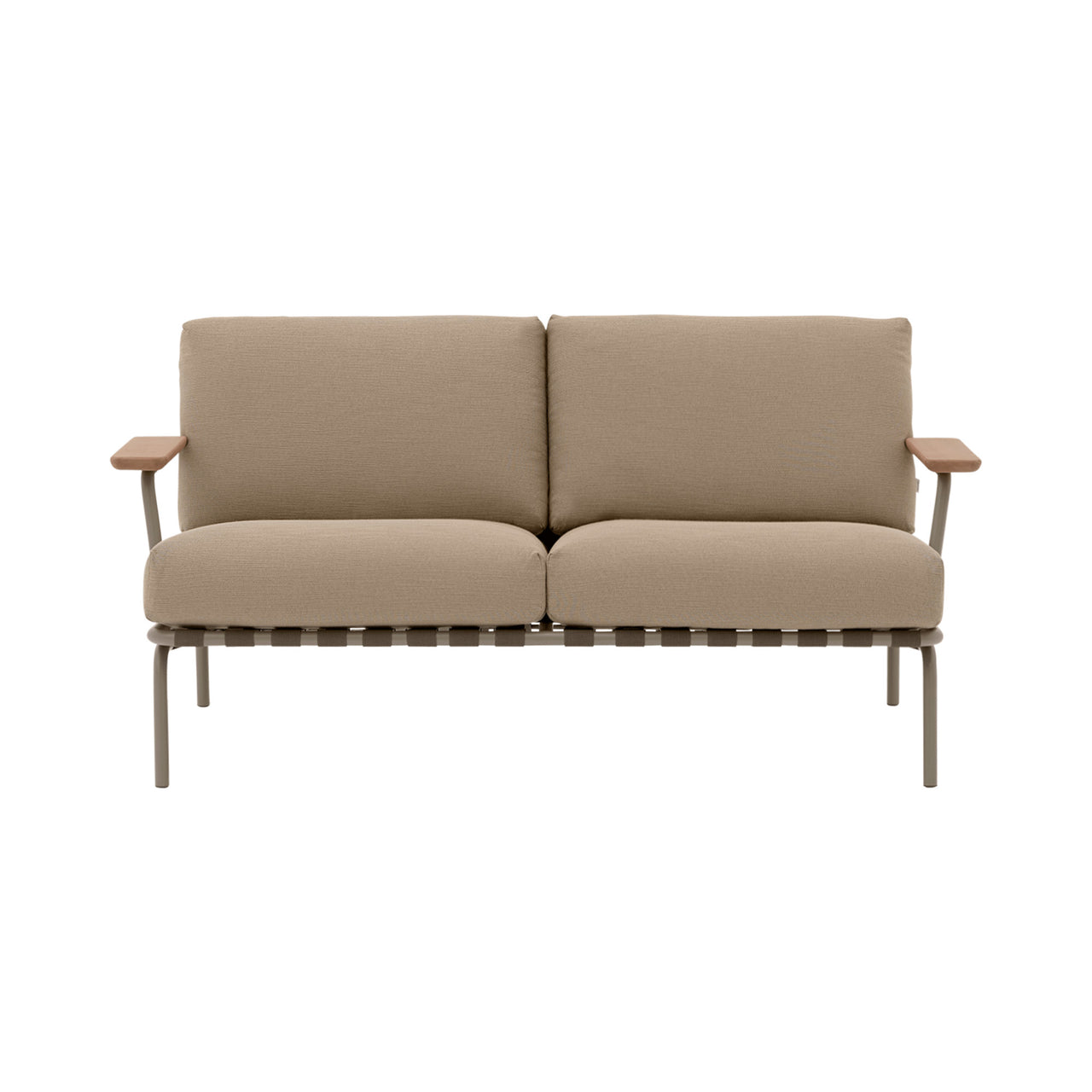 Settle Sofa: 2 Seater + With Armrest + Tapue + Ribbed Weave