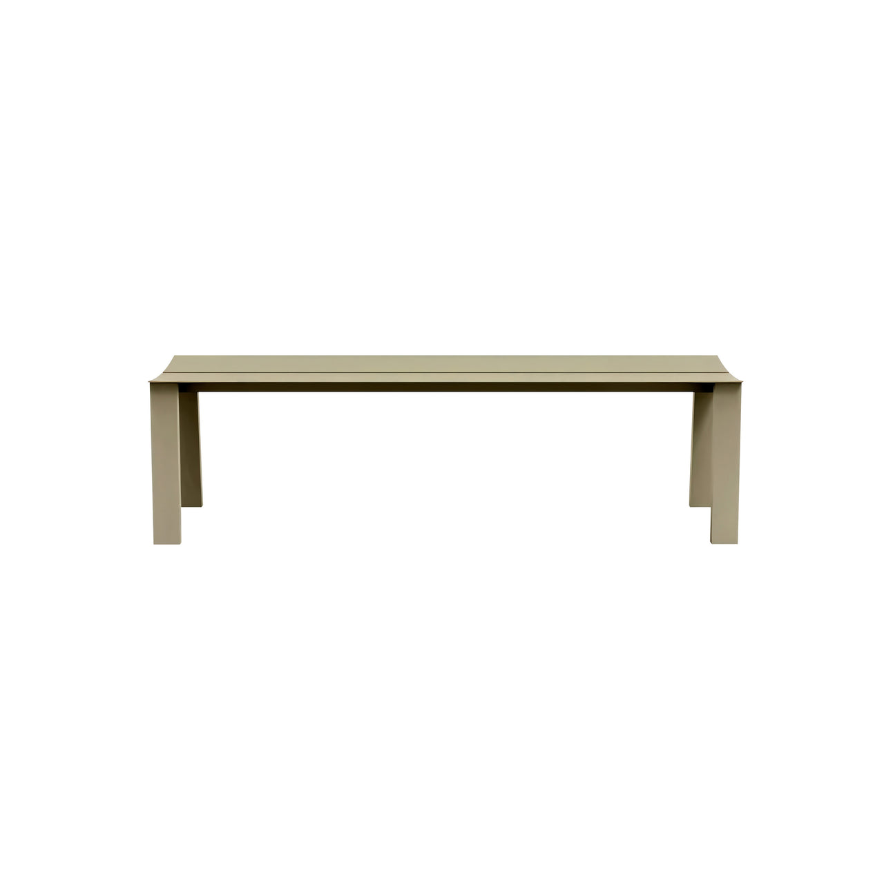 Seu Bench: Small + Silk Grey