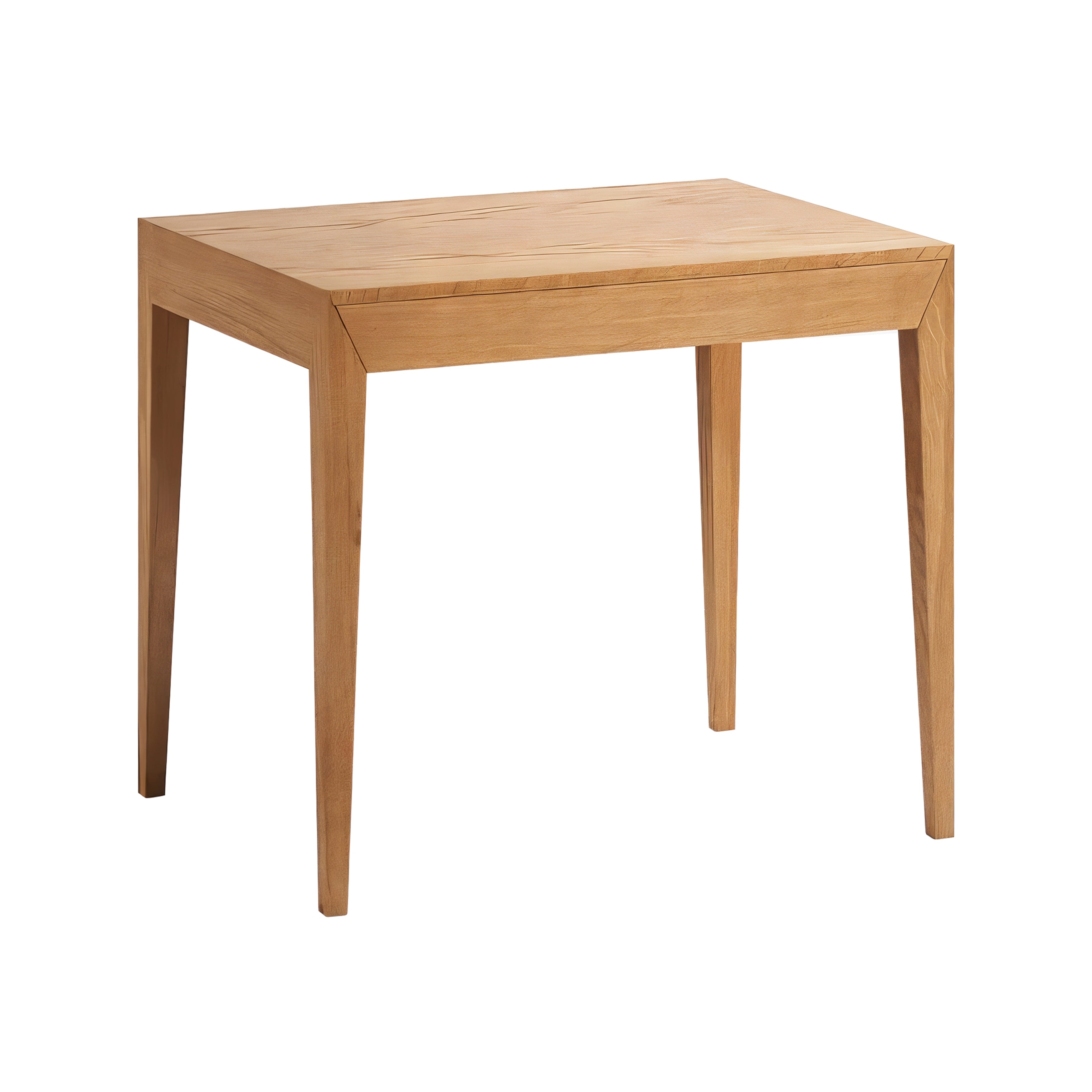 Margrethe Bedside Table: Oak + Without Shelf