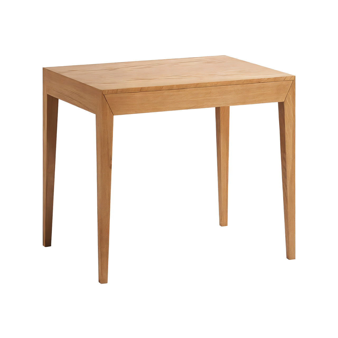 Margrethe Bedside Table: Oak + Without Shelf