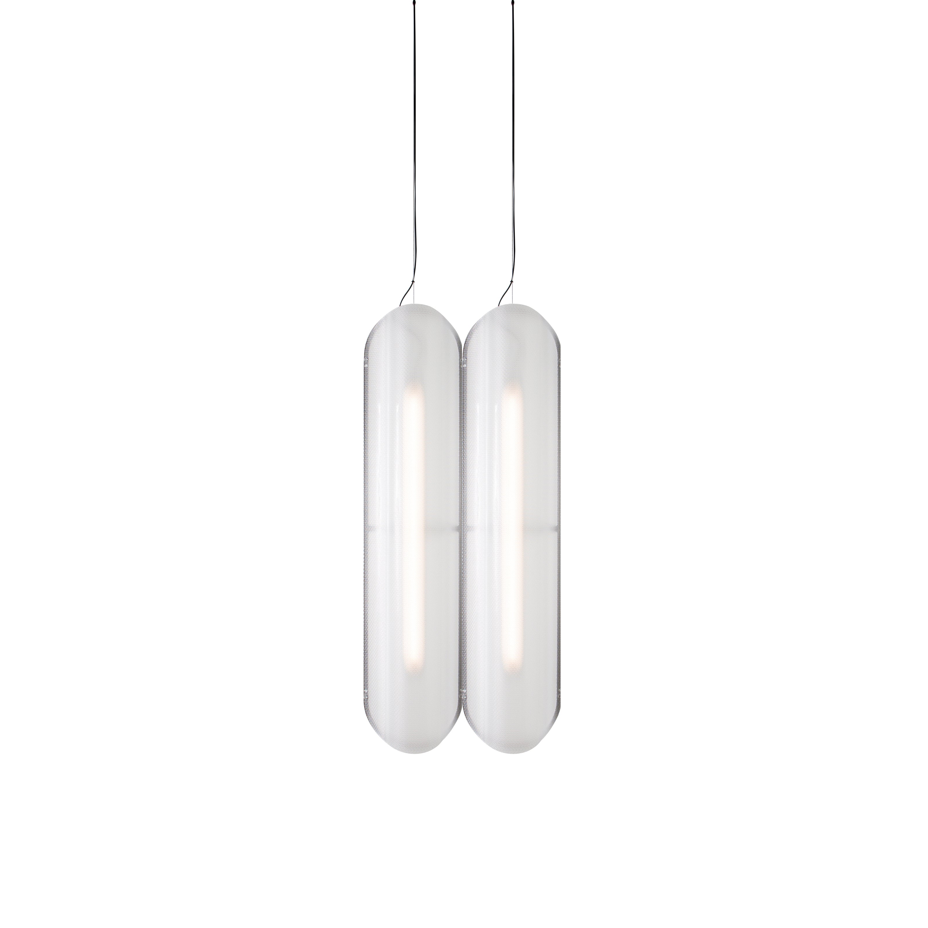 Vale System Pendant Light: Vertical + Side-to-Side + Vale 2 + Silica