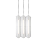 Vale System Pendant Light: Vertical + Side-to-Side + Vale 3 + Silica