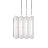 Vale System Pendant Light: Vertical + Side-to-Side + Vale 4 + Silica