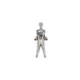 Wall Champions Coat Hook: Single - Silver