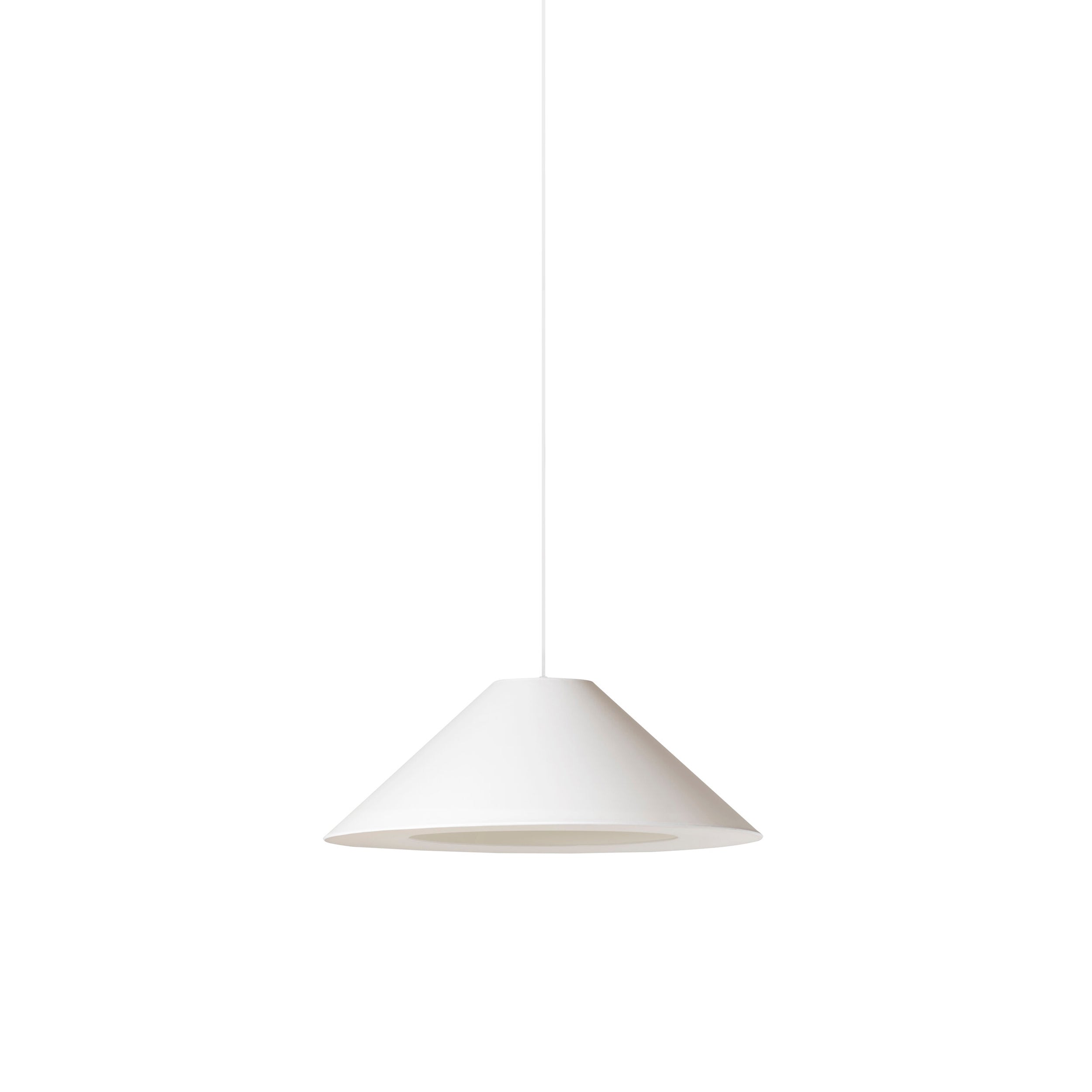 Sísísí Cónicas Planas MT5 Pendant Lamp: White + White