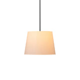 Sísísí Cónicas GT3 Pendant Lamp: White Linen + Black