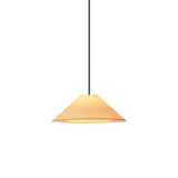 Sísísí Cónicas Planas MT4 Pendant Lamp: Stitched Beige + Black