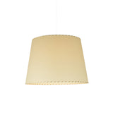 Sísísí Cónicas GT1 Pendant Lamp: Stitched Beige Parchment + White