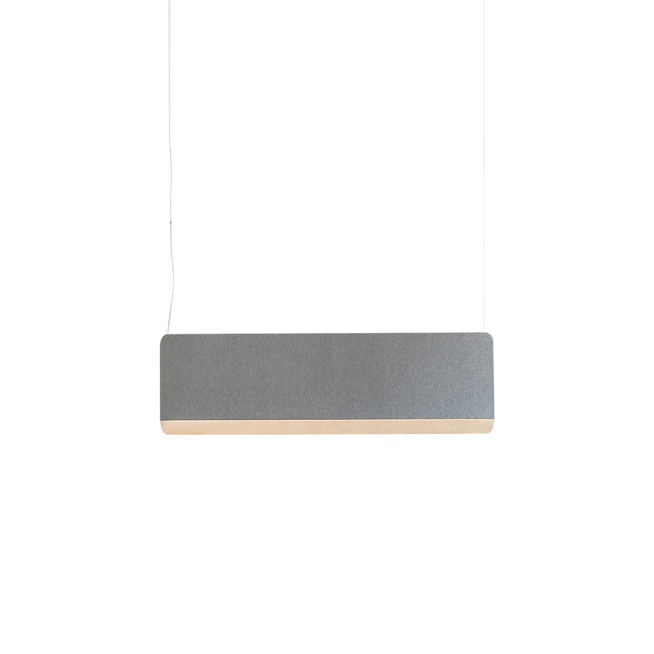 Slab 150 Pendant Light: Grey Wool