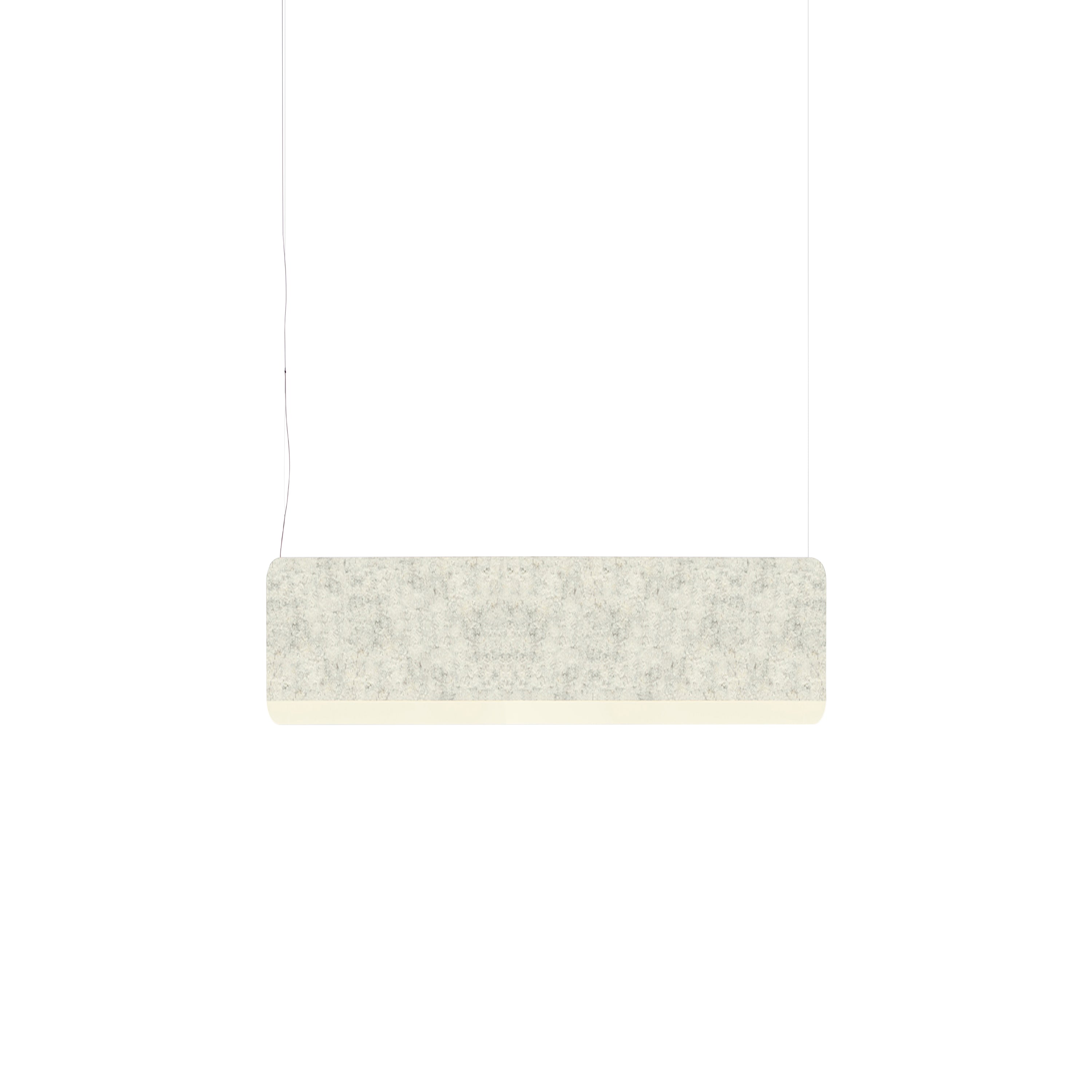 Slab 150 Pendant Light: White Wool
