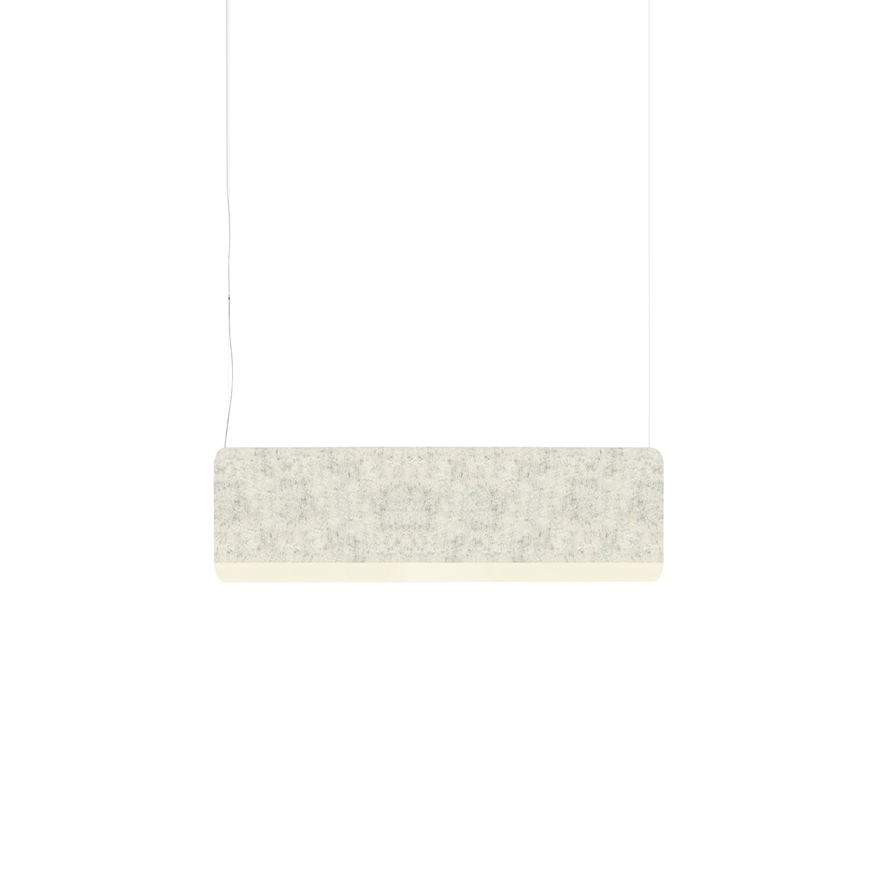 Slab 150 Pendant Light: White Wool