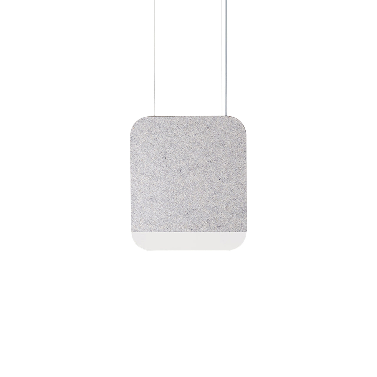 Slab 30 Pendant Light: Grey Wool