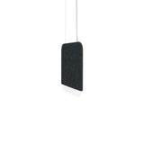 Slab 30 Pendant Light: Black Wool