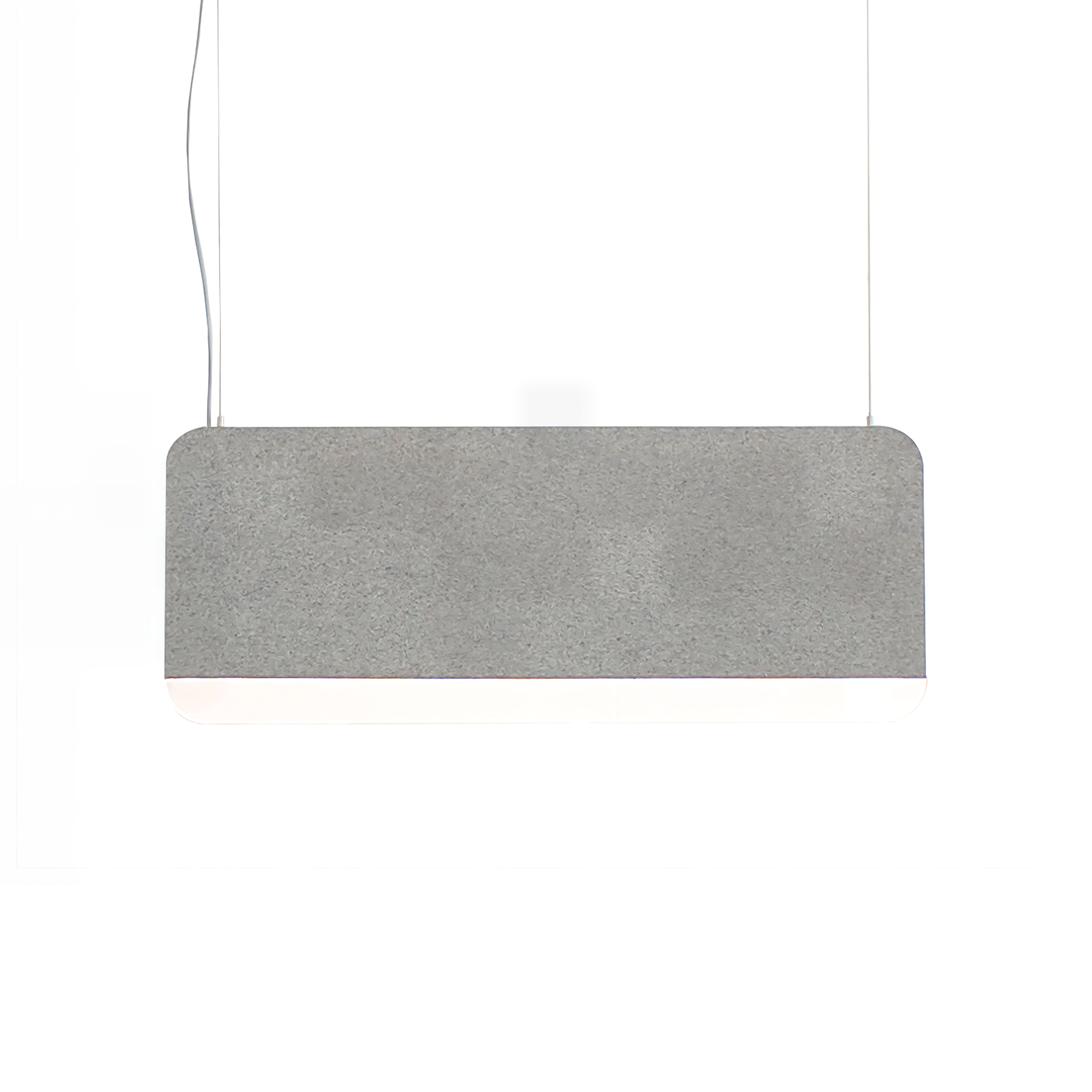 Slab 90 Pendant Light: Grey Wool