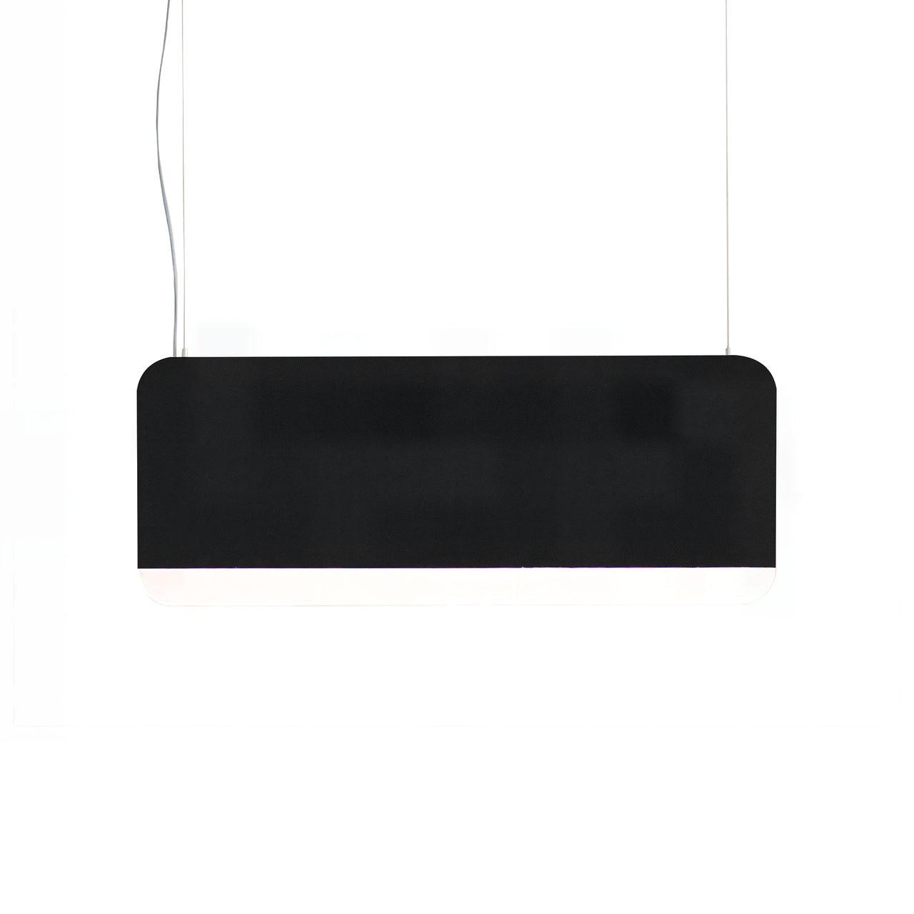 Slab 90 Pendant Light: Black Wool