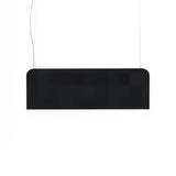 Slab 90 Pendant Light: Black Wool