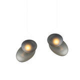 Pebble Linear 2 Pendant Light: A + D + Slate + Slate