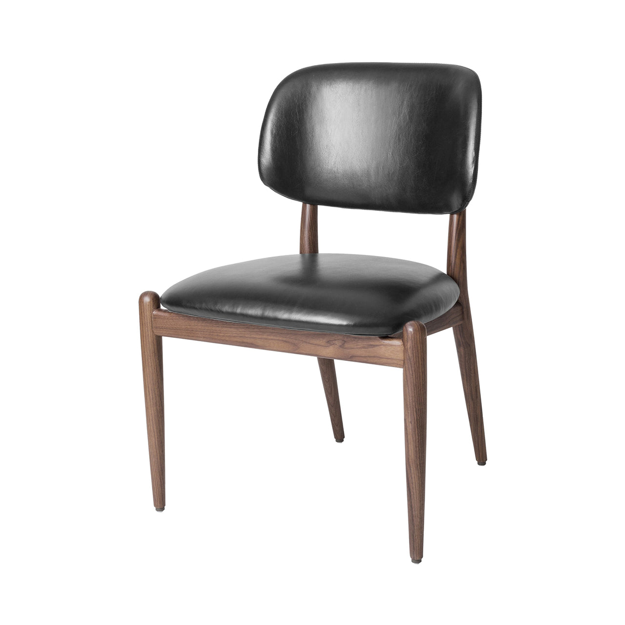 Slow Dining Chair: Dark Brown Oak