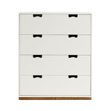 Snow A Storage Unit with Drawers: White + Snow A
