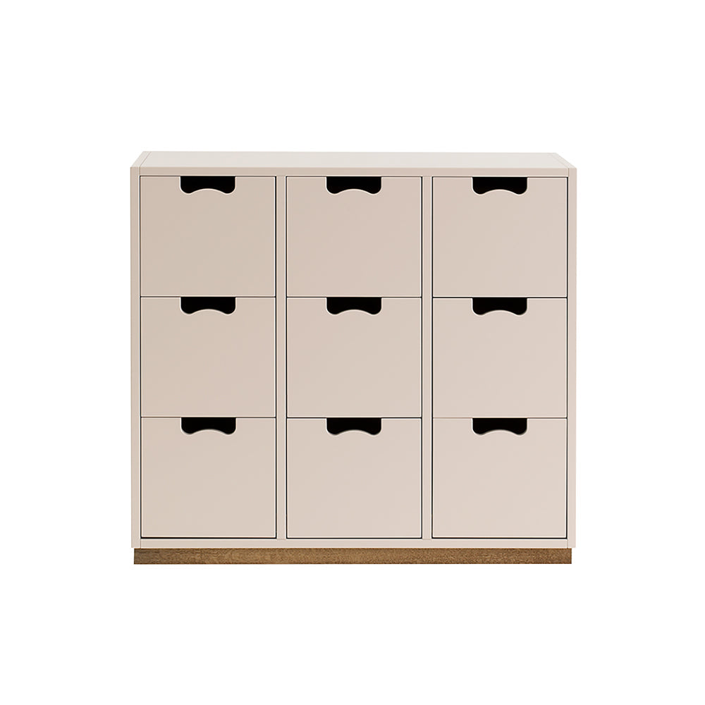 Snow B Storage Unit with Drawers: Rose + Snow B3
