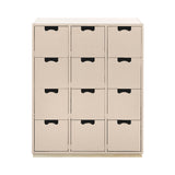 Snow B Storage Unit with Drawers: Rose + Snow B