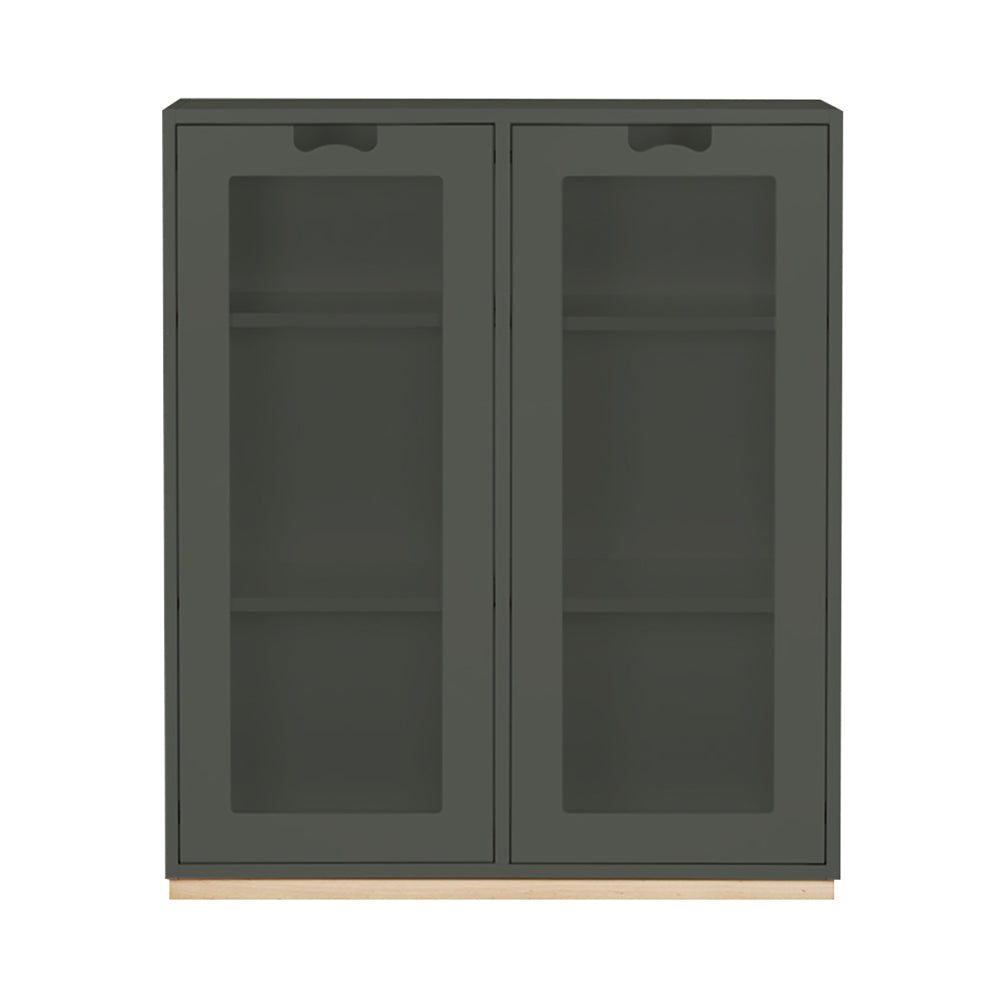 Snow E Cabinet: Glass Doors + Large - 16.5