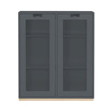 Snow E Cabinet: Glass Doors + Large - 16.5