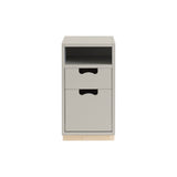 Snow G3 Cabinet: Light Grey + Natural Oak