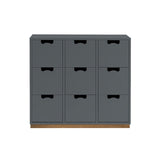 Snow B Storage Unit with Drawers: Storm Grey + Snow B3