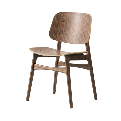 Soborg Chair: Lacquered Walnut